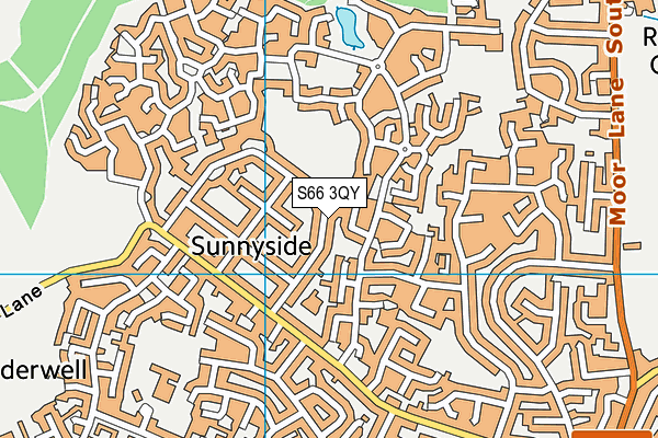 S66 3QY map - OS VectorMap District (Ordnance Survey) S66 3QY map - OS VectorMap District (Ordnance Survey)
