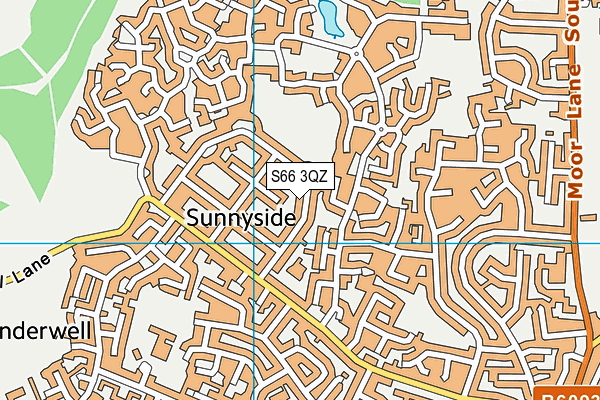 S66 3QZ map - OS VectorMap District (Ordnance Survey) S66 3QZ map - OS VectorMap District (Ordnance Survey)