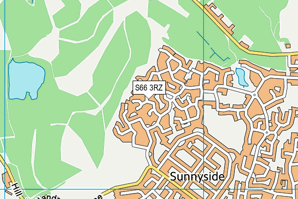 S66 3RZ map - OS VectorMap District (Ordnance Survey) S66 3RZ map - OS VectorMap District (Ordnance Survey)