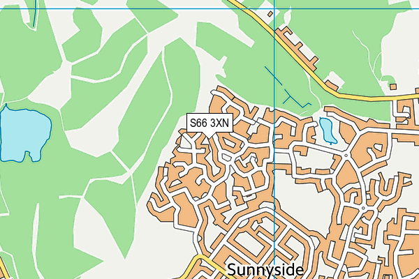 S66 3XN map - OS VectorMap District (Ordnance Survey) S66 3XN map - OS VectorMap District (Ordnance Survey)
