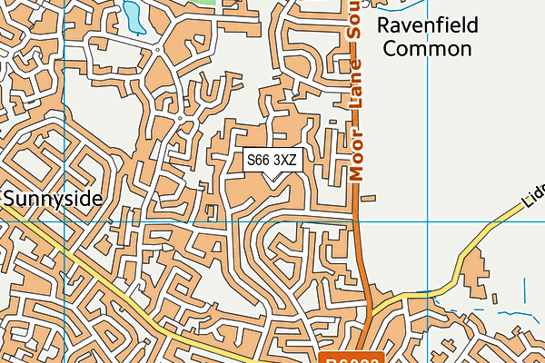 S66 3XZ map - OS VectorMap District (Ordnance Survey) S66 3XZ map - OS VectorMap District (Ordnance Survey)