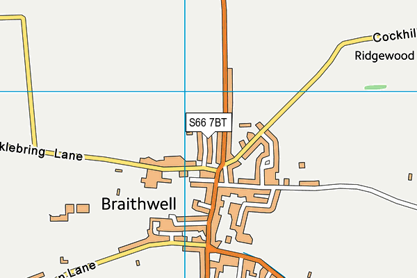 S66 7BT map - OS VectorMap District (Ordnance Survey) S66 7BT map - OS VectorMap District (Ordnance Survey)