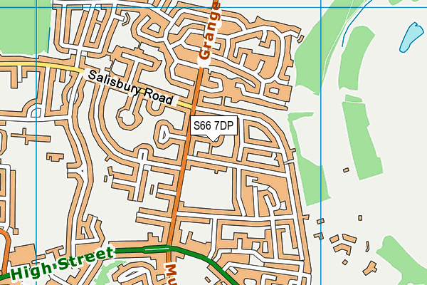 S66 7DP map - OS VectorMap District (Ordnance Survey) S66 7DP map - OS VectorMap District (Ordnance Survey)