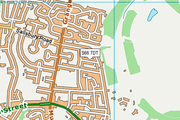 S66 7DT map - OS VectorMap District (Ordnance Survey) S66 7DT map - OS VectorMap District (Ordnance Survey)