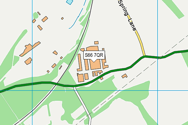 S66 7QR map - OS VectorMap District (Ordnance Survey) S66 7QR map - OS VectorMap District (Ordnance Survey)