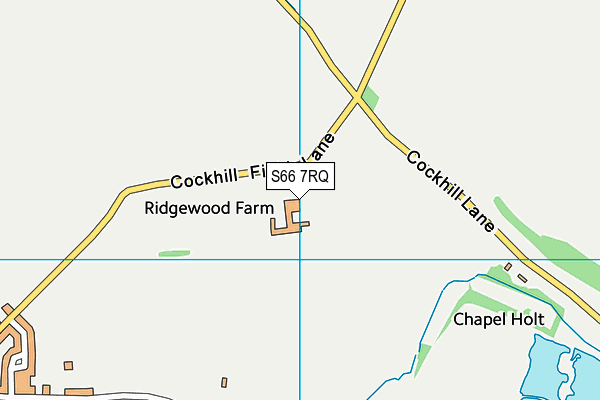 S66 7RQ map - OS VectorMap District (Ordnance Survey)