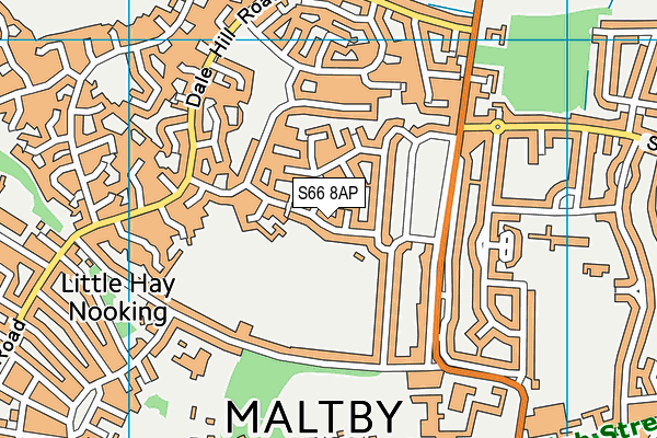 S66 8AP map - OS VectorMap District (Ordnance Survey) S66 8AP map - OS VectorMap District (Ordnance Survey)