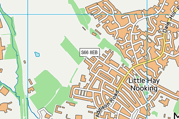 S66 8EB map - OS VectorMap District (Ordnance Survey) S66 8EB map - OS VectorMap District (Ordnance Survey)
