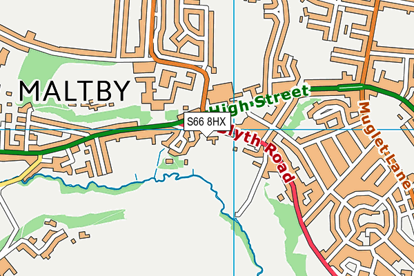 S66 8HX map - OS VectorMap District (Ordnance Survey) S66 8HX map - OS VectorMap District (Ordnance Survey)