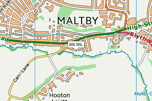 S66 8NL map - OS VectorMap District (Ordnance Survey) S66 8NL map - OS VectorMap District (Ordnance Survey)