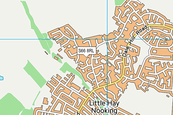 S66 8RL map - OS VectorMap District (Ordnance Survey) S66 8RL map - OS VectorMap District (Ordnance Survey)