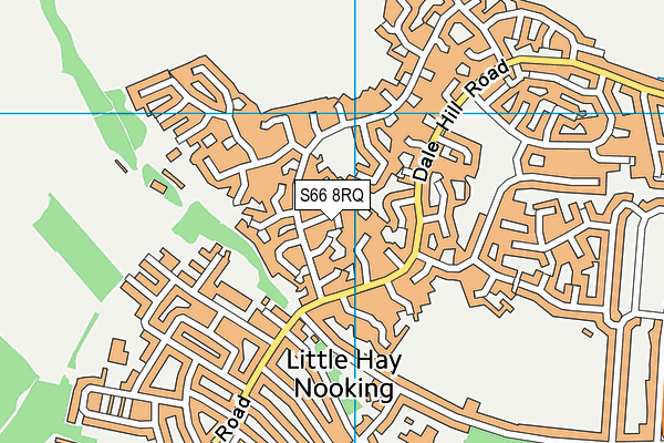 S66 8RQ map - OS VectorMap District (Ordnance Survey) S66 8RQ map - OS VectorMap District (Ordnance Survey)