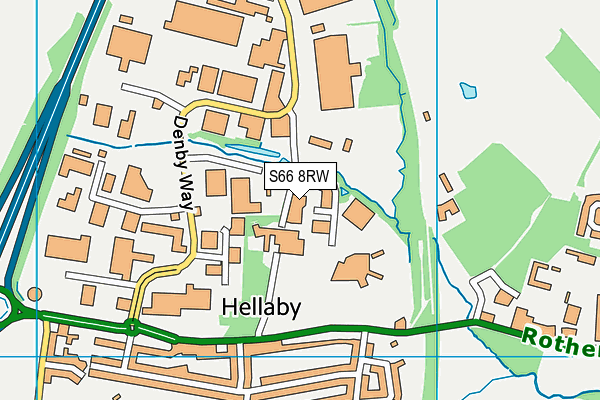 S66 8RW map - OS VectorMap District (Ordnance Survey) S66 8RW map - OS VectorMap District (Ordnance Survey)