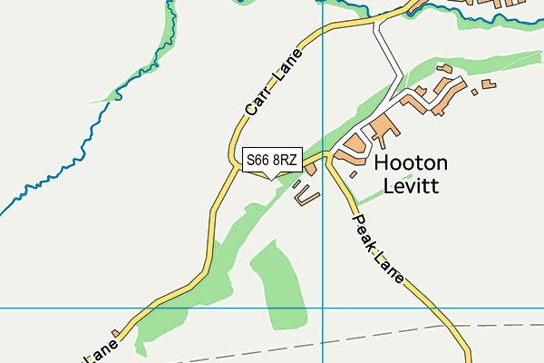 S66 8RZ map - OS VectorMap District (Ordnance Survey) S66 8RZ map - OS VectorMap District (Ordnance Survey)