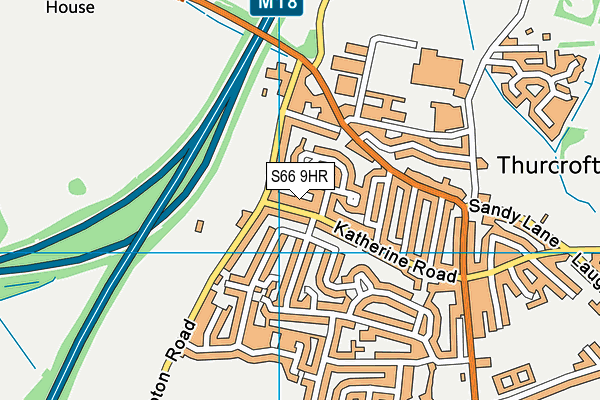 S66 9HR map - OS VectorMap District (Ordnance Survey) S66 9HR map - OS VectorMap District (Ordnance Survey)