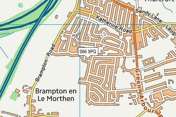 S66 9PQ map - OS VectorMap District (Ordnance Survey) S66 9PQ map - OS VectorMap District (Ordnance Survey)