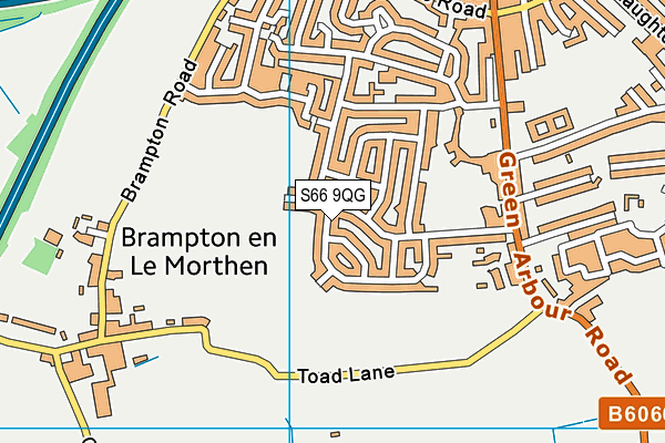 S66 9QG map - OS VectorMap District (Ordnance Survey) S66 9QG map - OS VectorMap District (Ordnance Survey)
