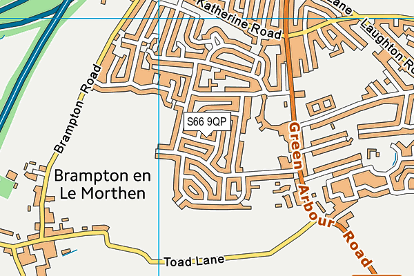 S66 9QP map - OS VectorMap District (Ordnance Survey) S66 9QP map - OS VectorMap District (Ordnance Survey)