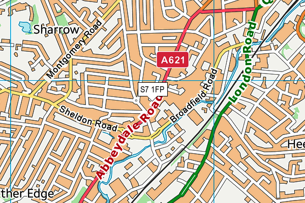 S7 1FP map - OS VectorMap District (Ordnance Survey) S7 1FP map - OS VectorMap District (Ordnance Survey)