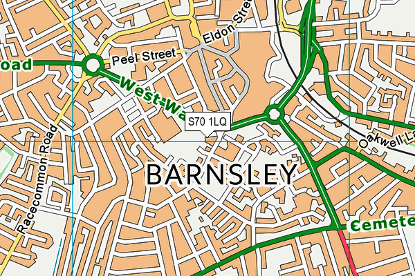 S70 1LQ map - OS VectorMap District (Ordnance Survey) S70 1LQ map - OS VectorMap District (Ordnance Survey)