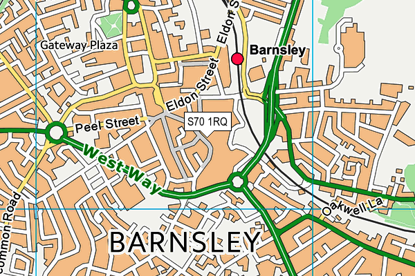 S70 1RQ map - OS VectorMap District (Ordnance Survey) S70 1RQ map - OS VectorMap District (Ordnance Survey)