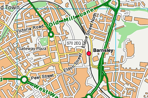 S70 2EQ map - OS VectorMap District (Ordnance Survey) S70 2EQ map - OS VectorMap District (Ordnance Survey)