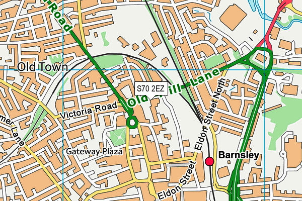 S70 2EZ map - OS VectorMap District (Ordnance Survey) S70 2EZ map - OS VectorMap District (Ordnance Survey)
