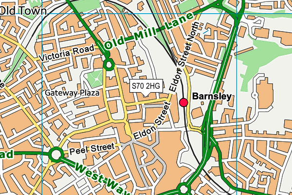 S70 2HG map - OS VectorMap District (Ordnance Survey) S70 2HG map - OS VectorMap District (Ordnance Survey)