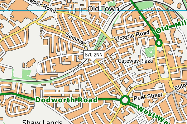 S70 2NN map - OS VectorMap District (Ordnance Survey) S70 2NN map - OS VectorMap District (Ordnance Survey)