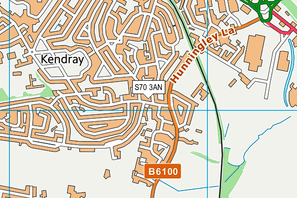 S70 3AN map - OS VectorMap District (Ordnance Survey) S70 3AN map - OS VectorMap District (Ordnance Survey)