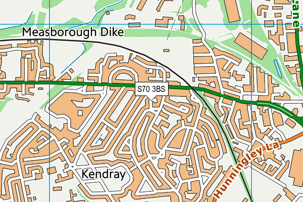 S70 3BS map - OS VectorMap District (Ordnance Survey) S70 3BS map - OS VectorMap District (Ordnance Survey)