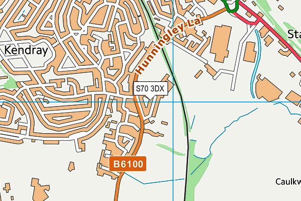 S70 3DX map - OS VectorMap District (Ordnance Survey) S70 3DX map - OS VectorMap District (Ordnance Survey)