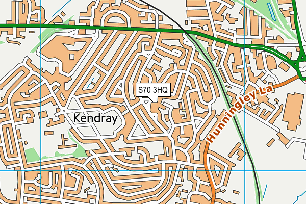 S70 3HQ map - OS VectorMap District (Ordnance Survey) S70 3HQ map - OS VectorMap District (Ordnance Survey)
