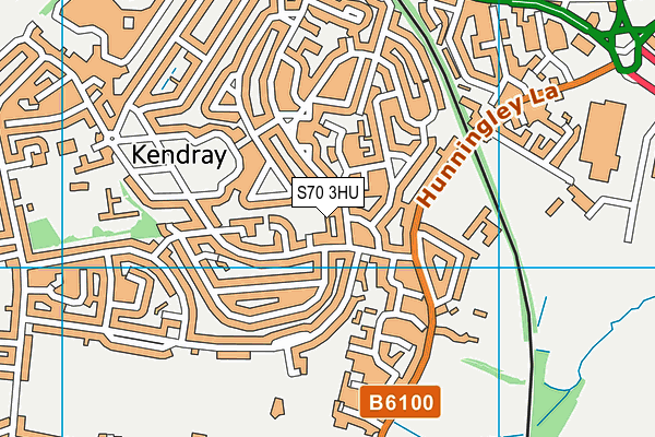 S70 3HU map - OS VectorMap District (Ordnance Survey) S70 3HU map - OS VectorMap District (Ordnance Survey)