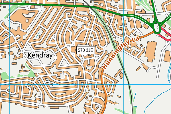 S70 3JE map - OS VectorMap District (Ordnance Survey) S70 3JE map - OS VectorMap District (Ordnance Survey)