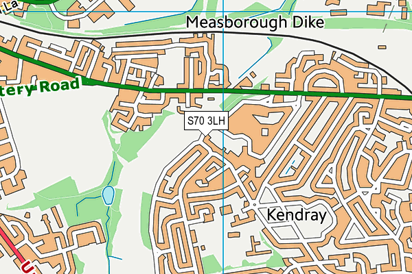 S70 3LH map - OS VectorMap District (Ordnance Survey) S70 3LH map - OS VectorMap District (Ordnance Survey)