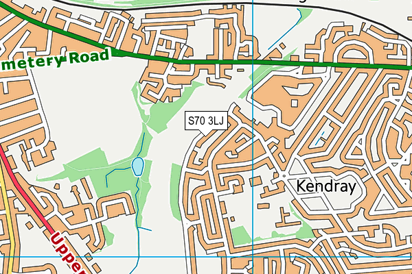 S70 3LJ map - OS VectorMap District (Ordnance Survey) S70 3LJ map - OS VectorMap District (Ordnance Survey)