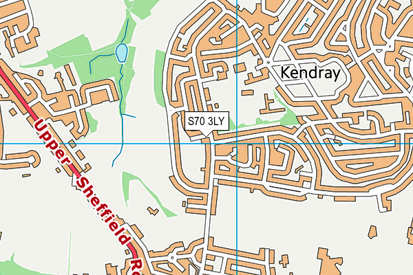S70 3LY map - OS VectorMap District (Ordnance Survey) S70 3LY map - OS VectorMap District (Ordnance Survey)