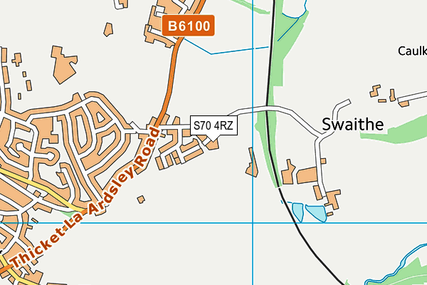 S70 4RZ map - OS VectorMap District (Ordnance Survey) S70 4RZ map - OS VectorMap District (Ordnance Survey)