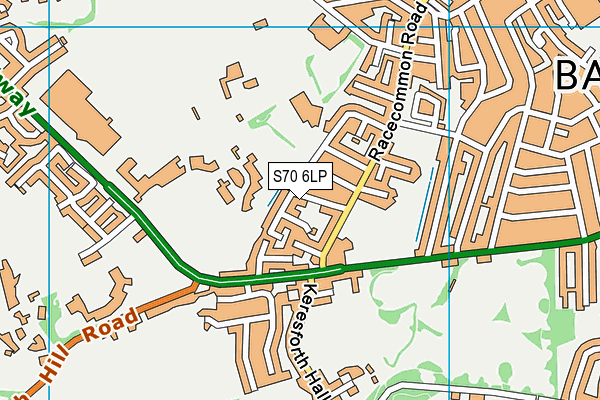 S70 6LP map - OS VectorMap District (Ordnance Survey) S70 6LP map - OS VectorMap District (Ordnance Survey)