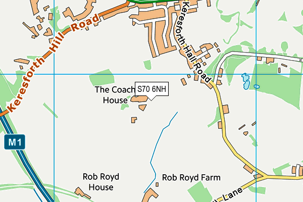 S70 6NH map - OS VectorMap District (Ordnance Survey) S70 6NH map - OS VectorMap District (Ordnance Survey)