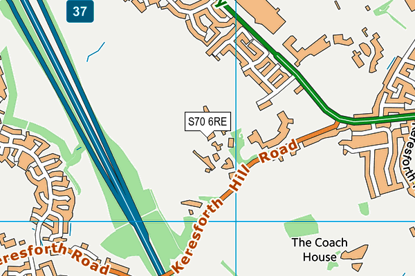 S70 6RE map - OS VectorMap District (Ordnance Survey) S70 6RE map - OS VectorMap District (Ordnance Survey)