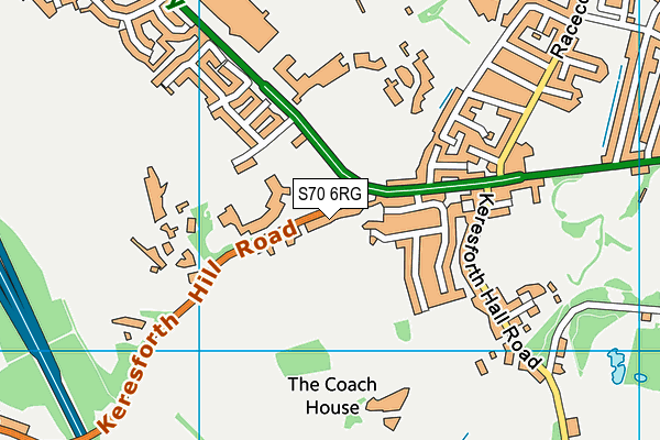 S70 6RG map - OS VectorMap District (Ordnance Survey) S70 6RG map - OS VectorMap District (Ordnance Survey)
