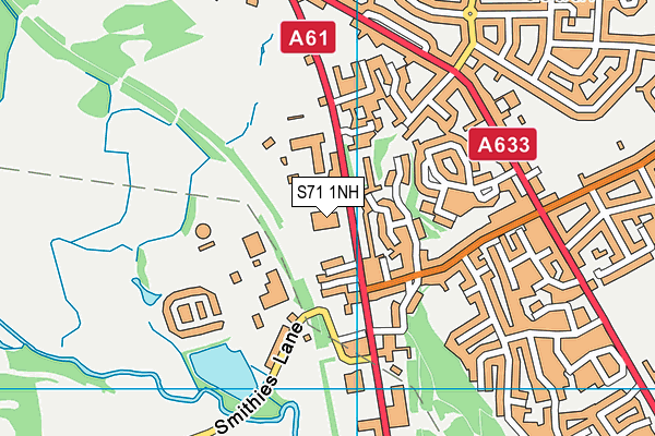 S71 1NH map - OS VectorMap District (Ordnance Survey) S71 1NH map - OS VectorMap District (Ordnance Survey)
