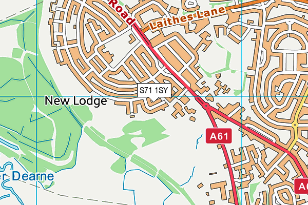 S71 1SY map - OS VectorMap District (Ordnance Survey) S71 1SY map - OS VectorMap District (Ordnance Survey)