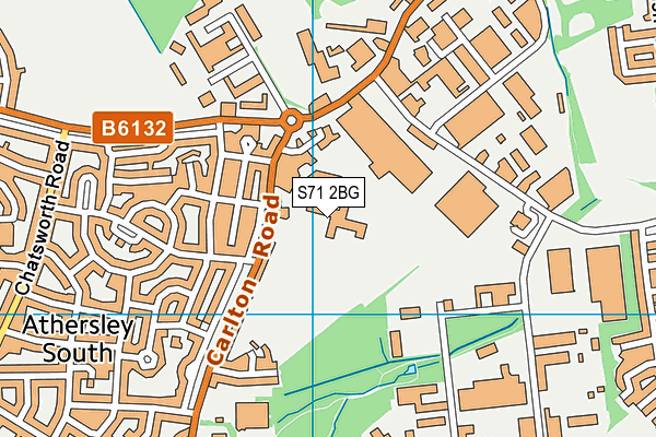 S71 2BG map - OS VectorMap District (Ordnance Survey) S71 2BG map - OS VectorMap District (Ordnance Survey)