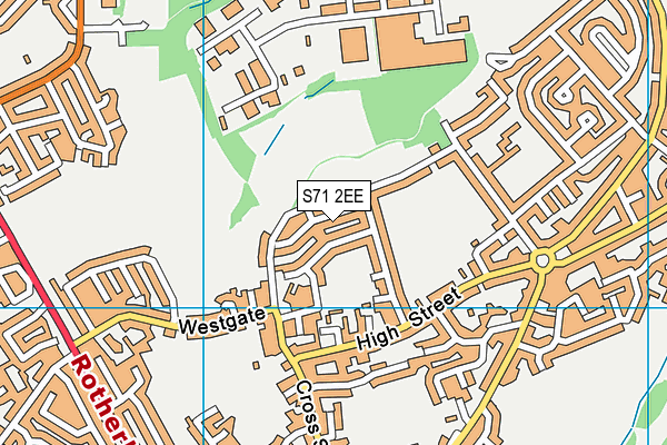 S71 2EE map - OS VectorMap District (Ordnance Survey) S71 2EE map - OS VectorMap District (Ordnance Survey)
