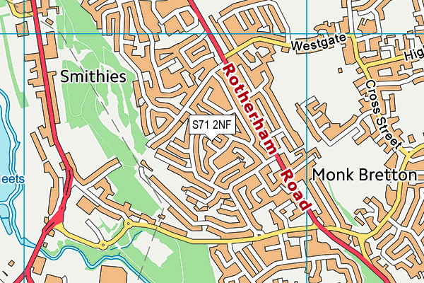 S71 2NF map - OS VectorMap District (Ordnance Survey) S71 2NF map - OS VectorMap District (Ordnance Survey)