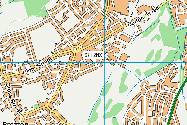 S71 2NX map - OS VectorMap District (Ordnance Survey) S71 2NX map - OS VectorMap District (Ordnance Survey)