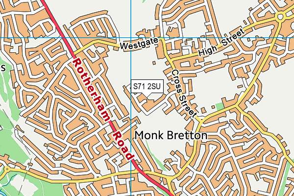 S71 2SU map - OS VectorMap District (Ordnance Survey) S71 2SU map - OS VectorMap District (Ordnance Survey)